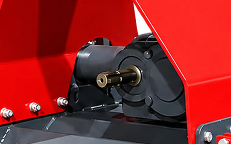 WINNERS rotavator gearbox and PTO input area